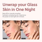Mooyam Collagen Night Wrapping Mask for Glass Skin – Korean Skincare for Hydrated, Radiant Skin – Overnight Firming & Hydration – Easy Peel-Off For All Skin Types