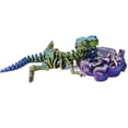 thumbnail image 2 of Esqueleto Impreso en 3D  Tiranosaurio Rex Juguete Articulaciones Móviles (oro) Azul Morado, 2 of 8
