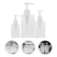 thumbnail image 3 of Dispensador de jabón de baño de 3 piezas, botella de loción, dispensador de champú, dispensador de bomba de viaje, dispensador de jabón vacío, 3 of 7