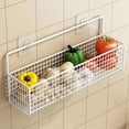 thumbnail image 4 of Waterproof Strong Adhesive Hook Shelf Sticker for Bathroom Kitchen Wall Shelf Rack Kitchen Sticking Wall Screw Hook Storage rack, 4 of 10