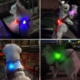 thumbnail image 2 of Collar para perro con colgante, de silicona suave, resistente al agua, con luz LED intermitente de seguridad, luminoso para deportes al aire libre y paseos con perros y gatos., 2 of 5