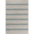 thumbnail image 4 of Jill Zarin Outdoor Collection Area Rug - Anguilla (4' 1" x 6' 1" Rectangle Light Gray/Teal), 4 of 8