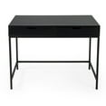thumbnail image 5 of Butler Belka Black  Desk With Drawers, 5 of 8