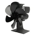 thumbnail image 4 of Ventilador para chimenea Jadeshay Ventilador ecológico 6 Aspas Negro, 4 of 8