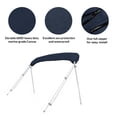 thumbnail image 6 of SavvyCraft™ 3 Bow Bimini Top Replacement Canvas 6ft L, 73"-78" W Navy Color-with Storage Boot/without Frame, 6 of 8