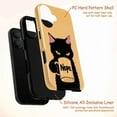 thumbnail image 4 of Grumpy Black Cat Phone Case, Funny "Nope" Coffee Mug Design, Sassy Cat Lover Protective Cover for iPhone 16 15 14 13 12 11 Pro Max Mini Plus, 4 of 6