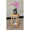 thumbnail image 3 of Eccostyle Zen Square Bamboo Display End Table, 3 of 5