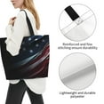 thumbnail image 3 of Easygdp American Flag Waving Print Bolsas Tote para Mujer, Bolsos de Hombro para Viaje, Bolsos de Mano de Gran Capacidad para Compras y Trabajo, 3 of 8