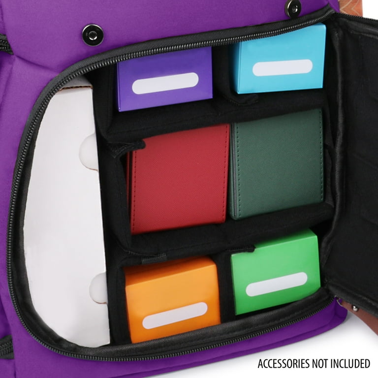 ENHANCE Full-Size Trading Card Storage Box Backpack for Playing