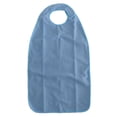 thumbnail image 2 of Babero impermeable shamjiam Babero de tela de felpa adulto color púrpura, 2 of 8