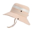 thumbnail image 2 of LYHaoo Kids Sun Hat Adjustable Fisherman Cap For Boys Girls Outdoor Summer Casual Wear Lightweight Breathable Bucket Hat,Beige, 2 of 6