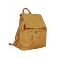 thumbnail image 3 of "Didier" Multipocket Soft Hipster Rucksack Backpack - Beige, 3 of 3