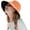 Orange/Black, variant on Wide Brim Sun Hats for Women Reversible Bucket Hat UV Sun Protection Hat UPF 50+ for Beach Travel Hiking Gardening
