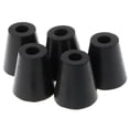thumbnail image 4 of 5 piezas de almohadillas de parachoques negras , pies de goma, 40x38 mm, 4 of 7
