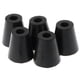 thumbnail image 4 of 5 piezas 40x38mm pies de goma antideslizantes alfombrillas de goma para muebles, patas de silla, protectores de de , negro, 4 of 7