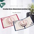 thumbnail image 2 of YUANOU New Birthday Cake 3D 3D 3D Greeting Card Advanced Sense Cute Creative Birthday Gift Blessing Card Ghostwriting(Blue), 2 of 4