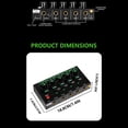 thumbnail image 3 of 4 Channel Professional Sound Mixer Mini Audio Mixer Line Mixer Small Audio Mixer for Club Bar, 3 of 7