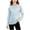 Blue, variant on Ashirexll Girls Long Sleeve Shirts Gradient Round Neck Long Sleeve Pullover for Big Kids Outdoor Casual Layer 3-15 Years