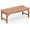 Teak, variant on VINGLI Outdoor Bench Garden Bench HDPE Porch Bench, All-Weather Patio Bench, Poly Lumber Oversized Park Bench 800 lbs Weight Capacity