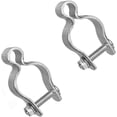 thumbnail image 1 of 2 Pack 1-5/8Inch Chain Link Fence Frame Gate Post Hinge/Galvanized Steel Zinc Pl, 1 of 5