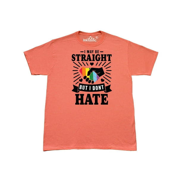 INKtastic - I May Be Straight but I Don't Hate LGBTQ Pride T-Shirt ...