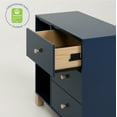 thumbnail image 6 of Storkcraft California 3 Drawer Nursery Combo Dresser, Midnight Blue with Driftwood, 6 of 12