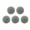 crystal leather head, variant on 5pcs High Hardness Billiard Cue Tips Replacement for Jump Break Cues