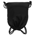 thumbnail image 4 of 2X Outdoor Women Men Nylon Black Ultralight Backpack Football Basketball Bag String Drawstring Sport Bags(Small), 4 of 8