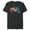 Dark Heather, variant on Mickey Mouse Icon Pride Love Rainbow Doodles - Short Sleeve Blended T-Shirt for Adults - Customized-Dark Heather