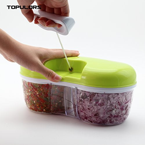Manual Food Chopper Hand-Powered Food Chopper Compact Handheld Onion