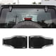 thumbnail image 5 of Embellecedor de cubierta de bisagra de ventana de puerta trasera estilo fibra de carbono, compatible con Jeep Wrangler JL 2018+, 5 of 10