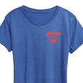 thumbnail image 3 of Star Wars - Valentine Heart Logo - Women's Short Sleeve Graphic T-Shirt, 3 of 5