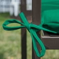 thumbnail image 5 of Mainstays 15.5" x 17" Dark Turquoise Rectangle Outdoor Seat Pad (2 Pack), 5 of 10
