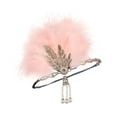 thumbnail image 3 of Diadema Estilo Flapper, Accesorio Para El Cabello, Diadema De Plumas Con Tema De Los Años 20 Para Mujer, Yuyangstore  Tocado de aleta, 3 of 8
