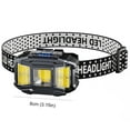 thumbnail image 2 of Sensor de movimiento ligero de cabecera de campamento LED COB Carga USB para pesca nocturna al aire libre, 2 of 9