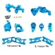 thumbnail image 5 of 6Pcs 1:14 RC Car Truck Parts Kit Reemplazo Trasero Se Adapta - Multicolor, Azul Baoblaze Piezas de actualización de vehículos de automóviles RC, 5 of 8
