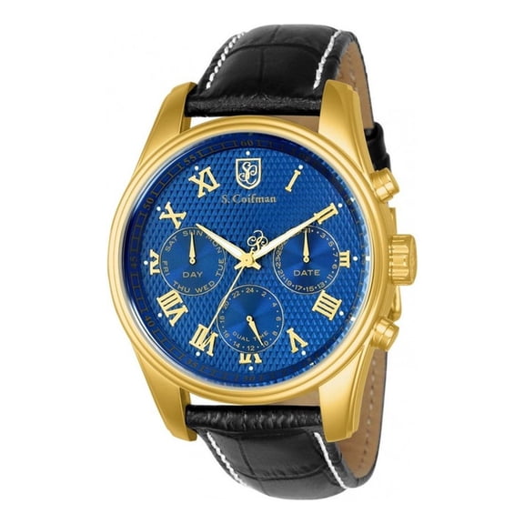 S. Coifman Heritage Men's Blue Dial Quartz Watch SC0400