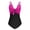 Hot Pink, variant on Women's One Piece Swimsuits High Waisted Cutout Knot Bathing Suit Wrap Tie Hollow Out Swimsuit Slimming Summer Swin Suit