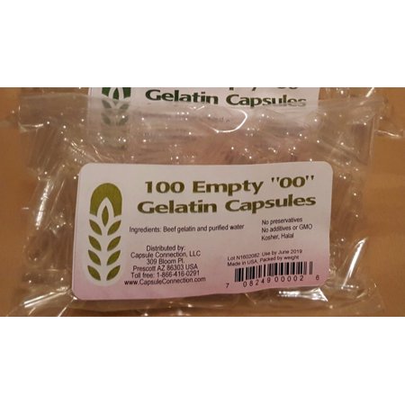 UPC 708249000026 product image for Capsule Connection Whole Empty Gelatin Capsules (Size 