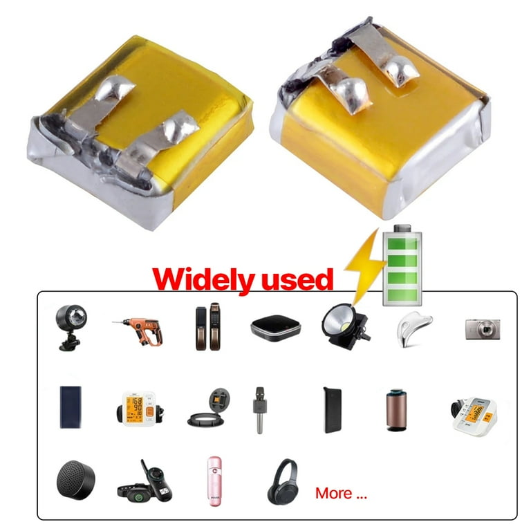 Batterie LiPo 3.7V 300mAh 502035 Avec Protection PCM Pour Bluetooth Et Montres Connectées - Neuve