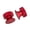 Red, variant on 3mirrors Welding Hood (Pipeliner) Helmet Fasteners Headgear Replacement Parts Accessories Screws Flip Hood Aluminum - 1 Pair (Red Anodized Knurled)