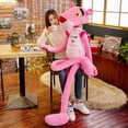 thumbnail image 4 of Muñeco de peluche gigante rosa de 160 cm de Disney, bonito animal de peluche de leopardo de dibujos animados, juguete para bebé, muñeco de peluche suave Kawaii para niño, regalo de Navidad, 4 of 5