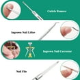 thumbnail image 4 of LANNEY Toenail Clippers for Seniors Thick Toenails, Heavy Duty Large Toe Nail Clippers for Men Thick Nails 7Pcs Sharp Ingrown  Clippers, Father's Day, 4 of 9