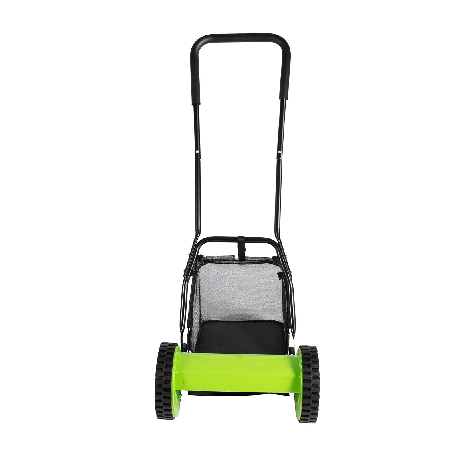 Adjustable Height Lawn Mower 11.81-inch Cutting Width Manual Lawn Mower Capacity of The Grass Catcher With a Sling 6 Gallons