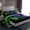 Green Blue, variant on jejeloiu Kids Gamepad Twin Sheet Set,Console Games Red Purple Ombre,Microfiber Decor For Boys,3-Piece