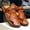 Brown, variant on Christmas Gifts SHENGXINY Summer Sandals Men Leather Classic Roman Sandals 2025 Slipper Outdoor Sneaker Beach Rubber Flip Flops Men Water Trekking Sandals