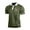 Army Green, variant on Yiaimeir Men's Three Button Printed Lapel Short Sleeve T-Shirt Top Streetwear,Size M-3XL
