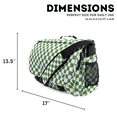 thumbnail image 6 of J World Unisex Thomas 16" Messenger Bag With Laptop Sleeve for School and Travel, Matcha Checkers, 6 of 9