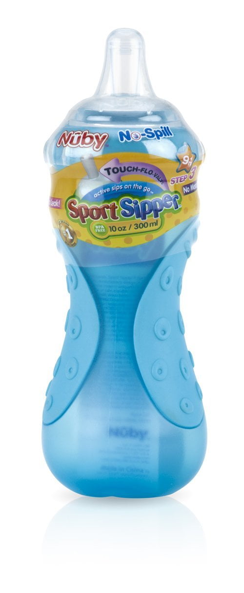 Worry-Free Sips with Sport Sipper: Non-Spill Sippy Cup for Kids – Nuby