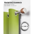 thumbnail image 6 of nqOlkjepod Outdoor Curtains for Patio Waterproof, Green Gray Ombre Outdoor Privacy Panels Grommet, Modern Gradient Abstract Art Blackout Outside Curtains for Porch/Cabana/Pergola 54"x108", 1 Panel, 6 of 8
